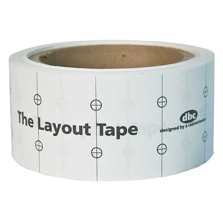 60 ft Adhesive Tape Measures, 2 in Blade MPN:LAYOUTTAPE