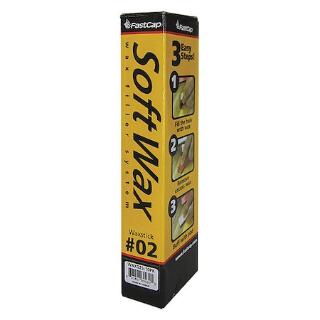 Soft Wax Filler System, 1 oz, Refill Stick, Ivory MPN:WAX02S-10PK
