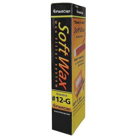Soft Wax Filler System, 1 oz, Refill Stick, Green MPN:WAX12S-G-10PK