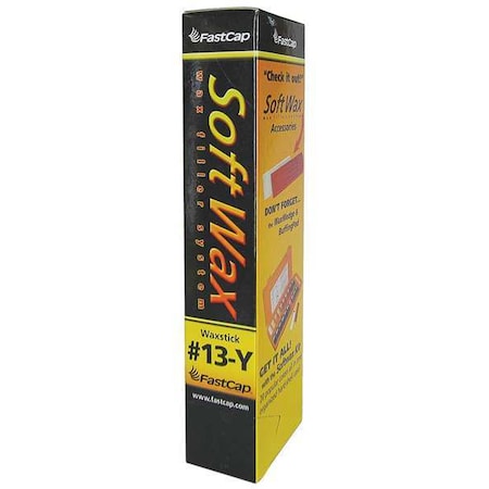 Soft Wax Filler System, 1 oz, Refill Stick, Yellow MPN:WAX13S-Y-10PK