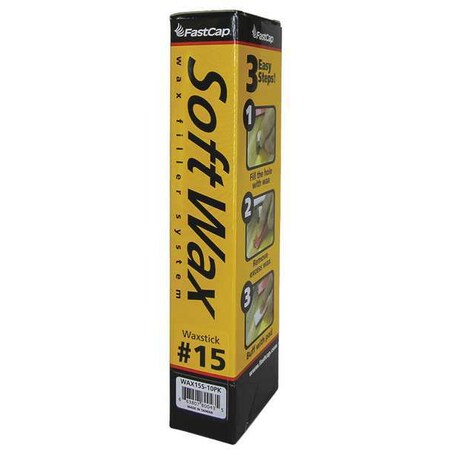 Soft Wax Filler System, 1 oz, Refill Stick, Coffee MPN:WAX15S-10PK