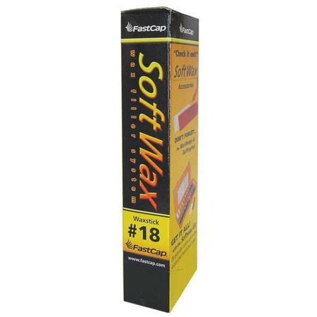 Soft Wax Filler System, 1 oz, Refill Stick, Rust, Soft Wax MPN:WAX18S-10PK