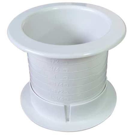 Dual Sided Grommet, Wht, 2.5In, PK25 MPN:DUALLY 2.5 25PC WH