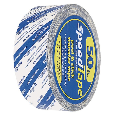 Double Sided Film Tape, 1 in W x 16 3/4 yd L, 5.5 mil Thick, 50 ft, Transparent MPN:STAPE.1