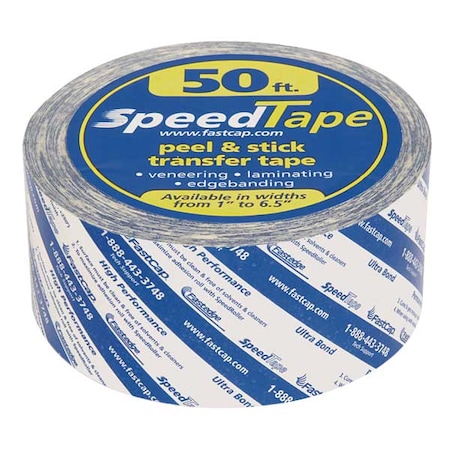 Double Sided Film Tape, 2 in W x 16 3/4 yd L, 5.5 mil Thick, 50 ft, Transparent MPN:STAPE.2