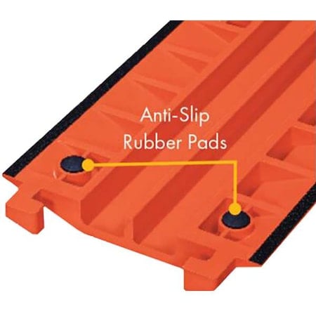Anti-Slip Rubber Pad Traction Kit, 1-1/4 in H, 4-1/2 in L, 2-3/4 in W, 0 Channel, Rubber, Black MPN:CPRPKIT.75-18