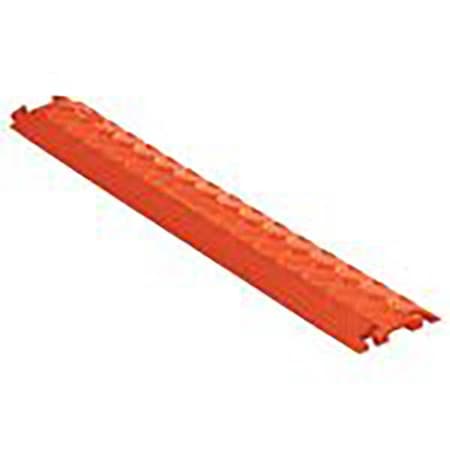 Cable Protector, 3/4 in H, 36-3/4 in L, 5-3/4 in W, 1 Channel, Polyurethane, Orange MPN:FL1X1.5-O