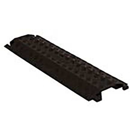 Cable Protector, 1-1/2 in H, 38-1/2 in L, 10-7/8 in W, 1 Channel, Polyurethane, Black MPN:FL1X4-B