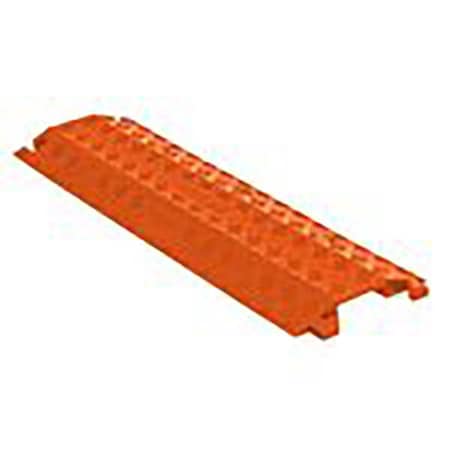 Cable Protector, 1-1/2 in H, 38-1/2 in L, 10-3/4 in W, 1 Channel, Polyurethane, Orange MPN:FL1X4-O