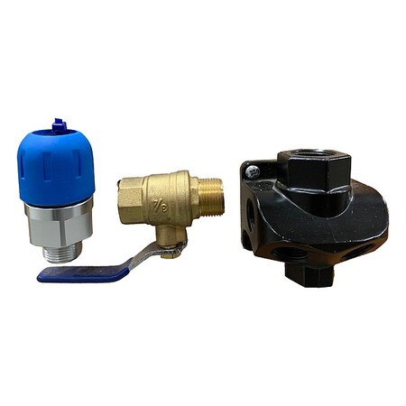 DualPortElbowwithShutoff, FNPT, 1/4in MPN:F2024V