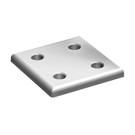 JoiningPlate, Aluminum, Gray, 4mm, 38mm MPN:093VA4040