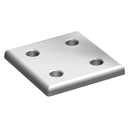JoiningPlate, Aluminum, Gray, 6mm, 76mm MPN:093VA8080
