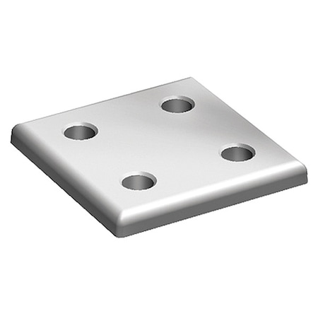 JoiningPlate, Aluminum, Gray, 6mm, 86mm MPN:093VA9090