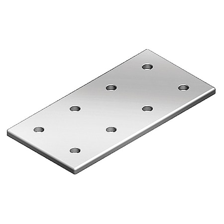 JoiningPlate, Aluminum, Gray, 4mm, 36mm MPN:093VD4080