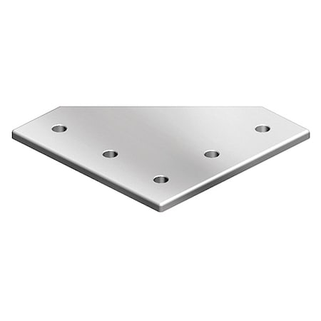 JoiningPlate, Aluminum, Gray, 4mm, 59mm MPN:093VL6060
