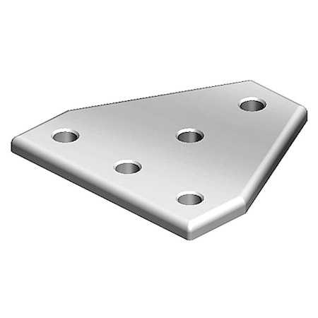 JoiningPlate, Aluminum, Gray, 4mm, 58mm MPN:093VT6060