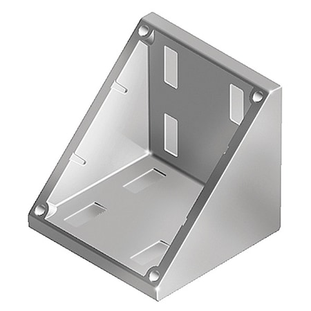 InsideCornerBracket, Alum, Gry, 76mm, 69mm MPN:093W806N08