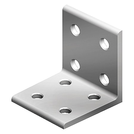InsideCrnrBrckt, Alum, Gry, 3in, 227/32in MPN:093WD7676
