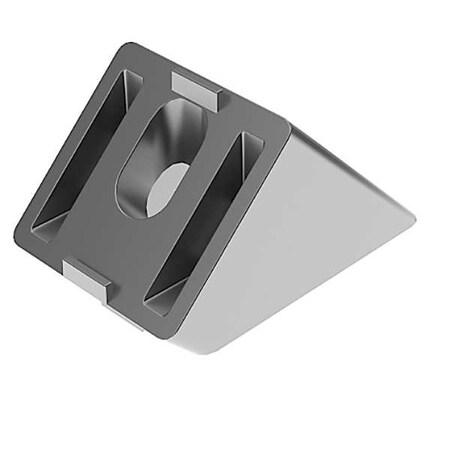 AngleConnector45, Alum, Gry, 30mm, 30mm, PK2 MPN:093WS30245N08