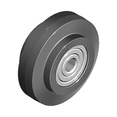 Roller Wheel, 39 mmx17.6 mm, Polyamide MPN:093020