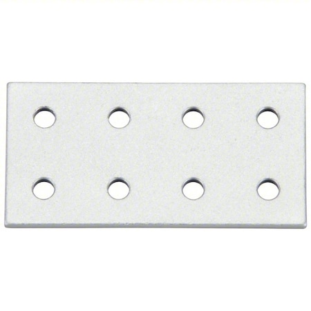 JoiningPlate, Aluminum, Gray, 13/64in, 2in MPN:093EVD51102