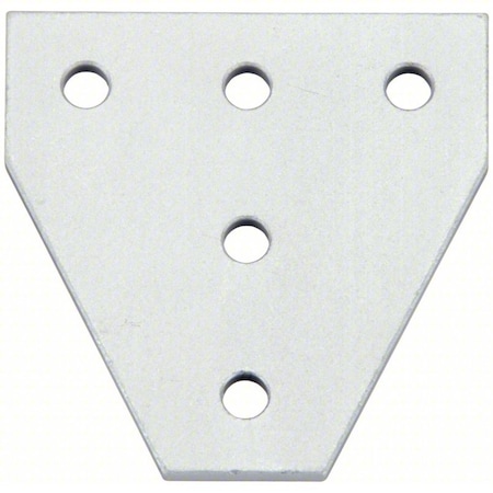 JoiningPlate, Aluminum, Gray, 13/64in, 3in MPN:093EVT7676