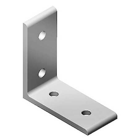 InsideCornerBracket, Alum, Gry, 4mm, 23mm MPN:093WD2551