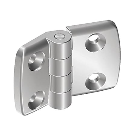 Hinge, Aluminum, Silver, 48 mm, 59 mm MPN:095A3030F