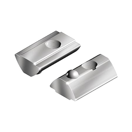 Roll In T-Nut, Steel, Zinc-Plated, PK4 MPN:096028