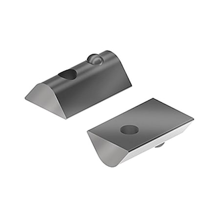 Roll In T-Nut, Steel, Zinc-Plated, PK4 MPN:09627U1/4