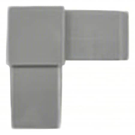 CornerConnector, MoldedNylon, Gray, 1in, 2in MPN:13FT9220-GR