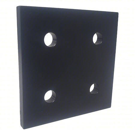 JoiningPlate, Aluminum, Black, 3in, 3in MPN:15JP4504-BLK