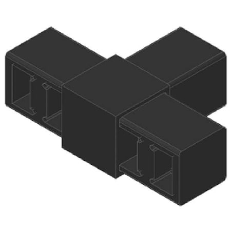 3 Way Tee Cnnctr, 7/8 inx3 1/4 in, Plastic MPN:13FT9230
