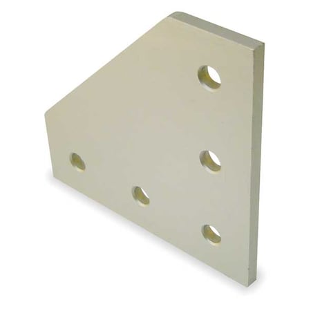 JoiningPlate, Alum, Silver, 1/4in, 41/2in MPN:15JP4507