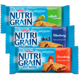 Kellogg's® Nutri-Grain Cereal Bars Apple Cinnamon Blueberry Strawberry 1.3 oz. 48/Ctn 3800005872