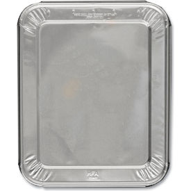 HFA® Steam Table Pan Lid Full Curl Edge Fits Half-Size Pan Silver 100/Case 2049-30-100FC