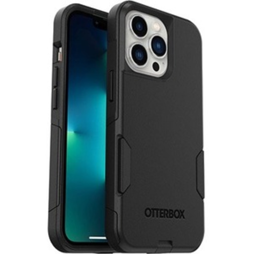 OtterBox Commuter Series Antimicrobial CaseFor Apple iPhone 13 Pro Smartphone, Black (Min Order Qty 3) MPN:77-84339