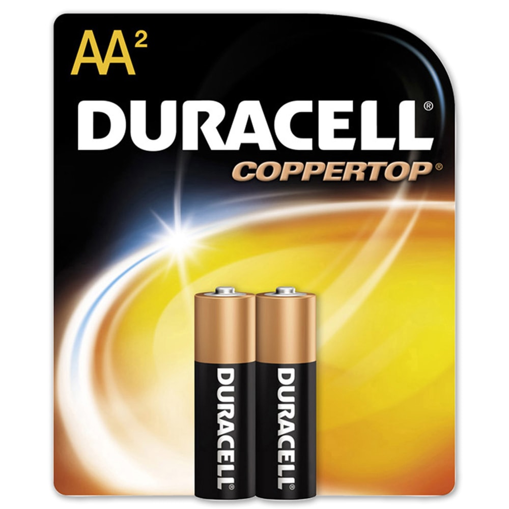 Duracell Coppertop AA Alkaline Batteries, Pack Of 2 (Min Order Qty 16) MPN:MN1500B2Z