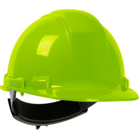 Whistler Cap Style Hard Hat HDPE Shell 4-Pt Textile Suspension Wheel Ratchet Adj. Hi-Vis Yellow 280-HP241R-44