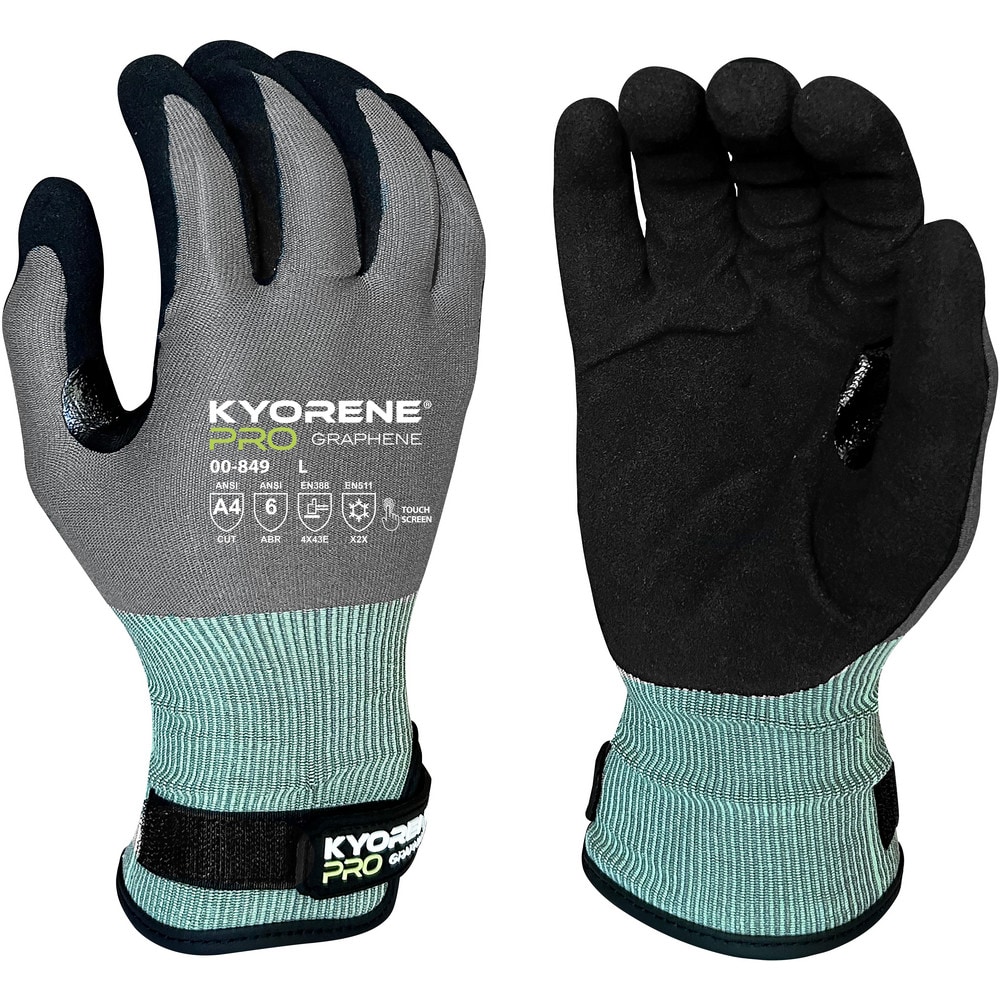 Cut, Puncture & Abrasion-Resistant Gloves: Kyorene Pro Kyorene Pro, Size Small, ANSI Cut A4, ANSI Puncture 4, Microfoam Nitrile, Kyorene & Graphene MPN:00-849-S