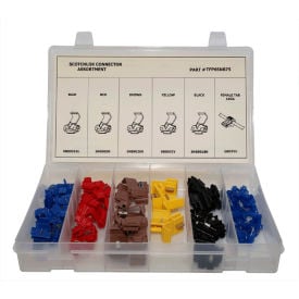 75 PC Electrical Scotch Lock Terminal Assortment TFP6SNB75