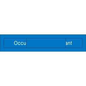 Engraved Occupancy Sign - Occupied/Vacant - Blue EN302BL