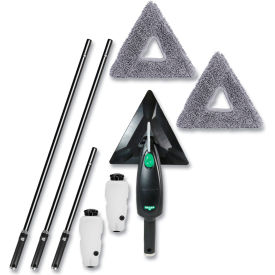 Unger® Stingray Refillable Microfiber Cleaning Kit with Carrying Bag Gray UNGSRKB7