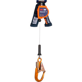 3M DBI-SALA Nano-Lok Edge Self-Retracting Lifeline Galvanized Cable & Aluminum Rebar Hook 8'L 7012828695