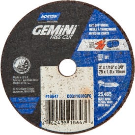 Norton 66243510647 Gemini Small Diameter Cut-Off Wheel 3