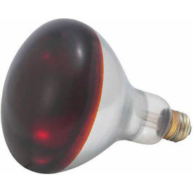 Winco EHL-BR - Red Bulb for Heat Lamp EHL-2 250W EHL-BR - Pkg Qty 6