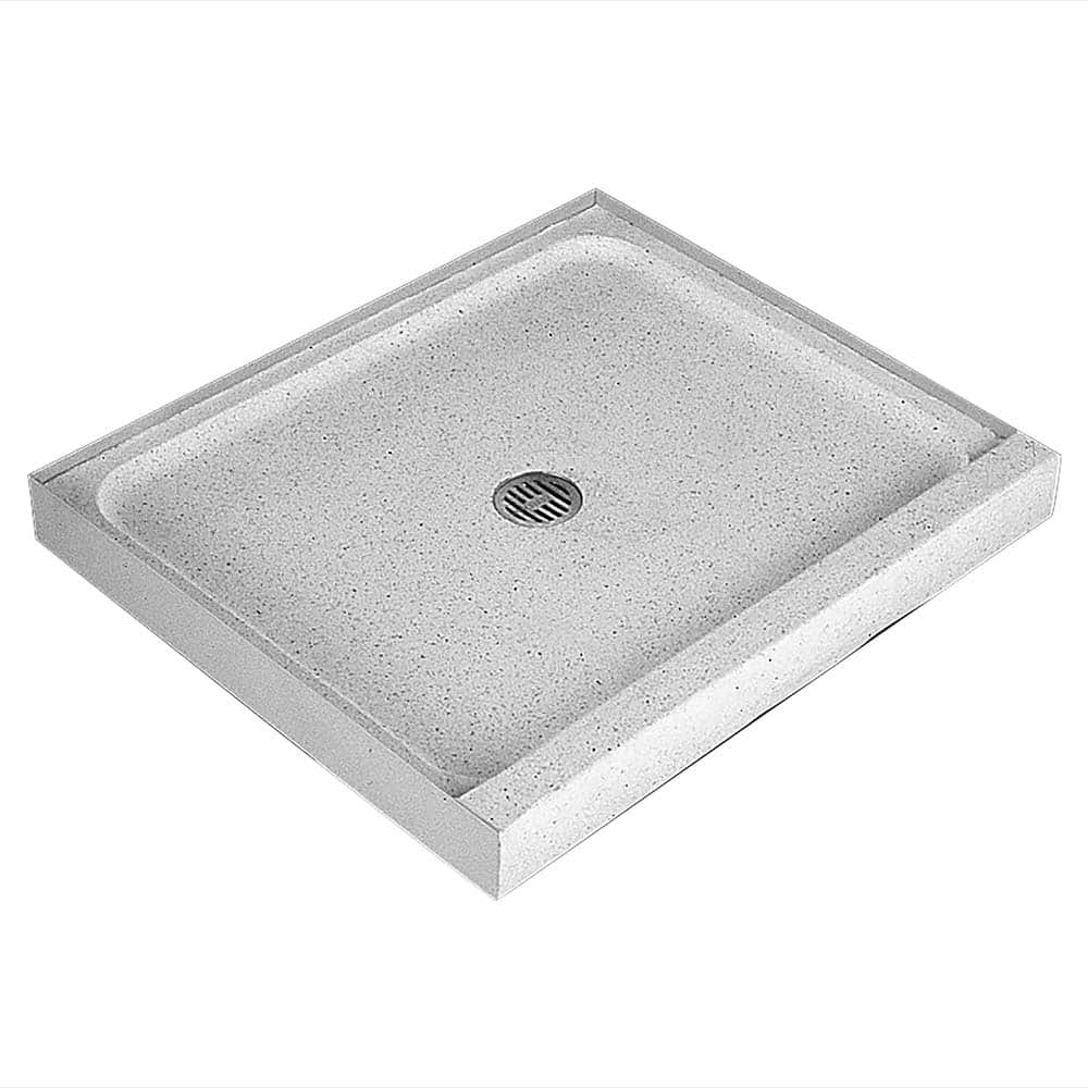Monterey Shr Flr 60X30 1Thld-Blk On White MPN:6030MFTR081