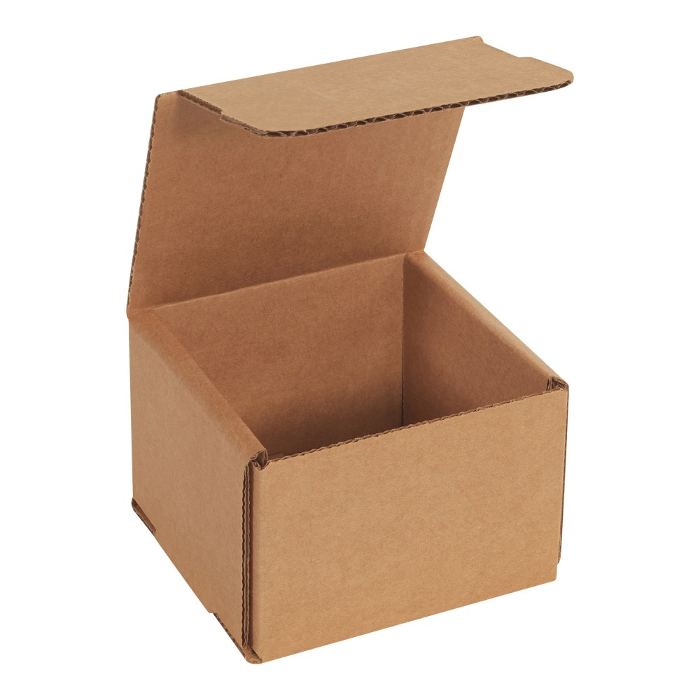 Partners Brand Corrugated Mailers, 3inH x 4inW x 4inD, Kraft, Pack Of 50 Mailers MPN:M443K