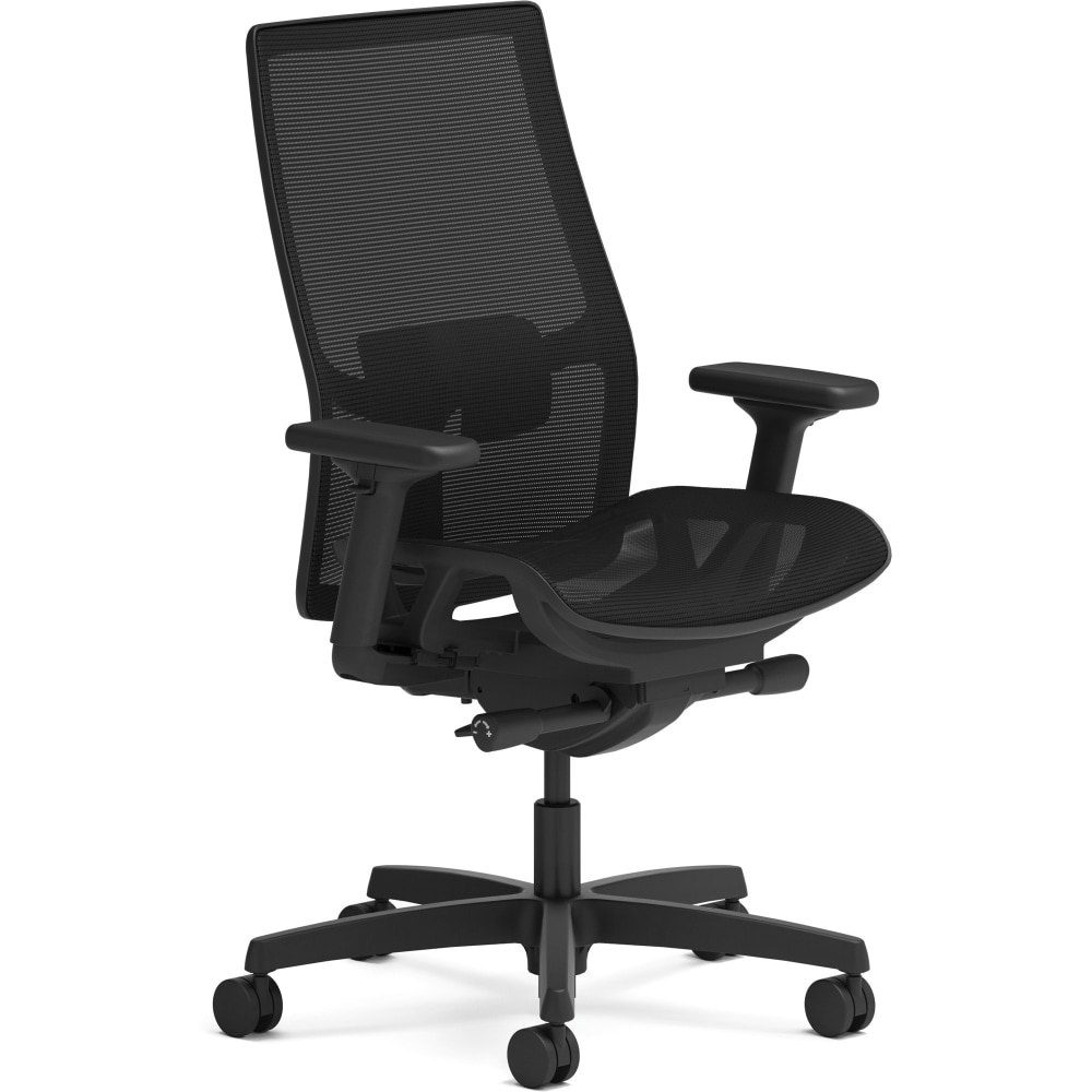 HON Ignition 2.0 Mid-back Mesh Seat Task Chair - Black Seat Color - Mesh Seat Material - Black Back Color - I2MSKY2IMTN MPN:I2MSKY2IMTN
