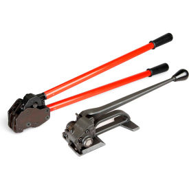 Teknika Tool Set for Steel Strapping w/ Tensioner & Sealer 1-1/4